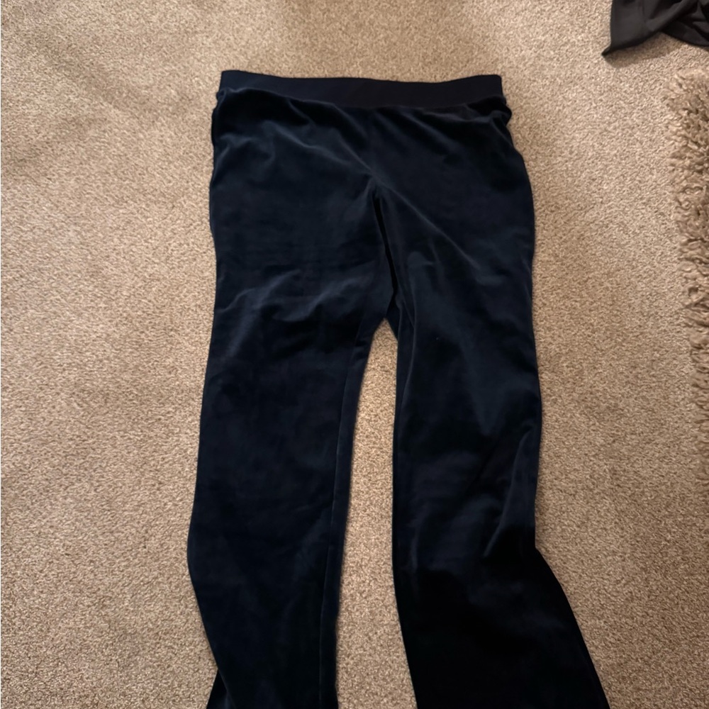Juicy Couture Black Sweatpants with Elastic Waistband